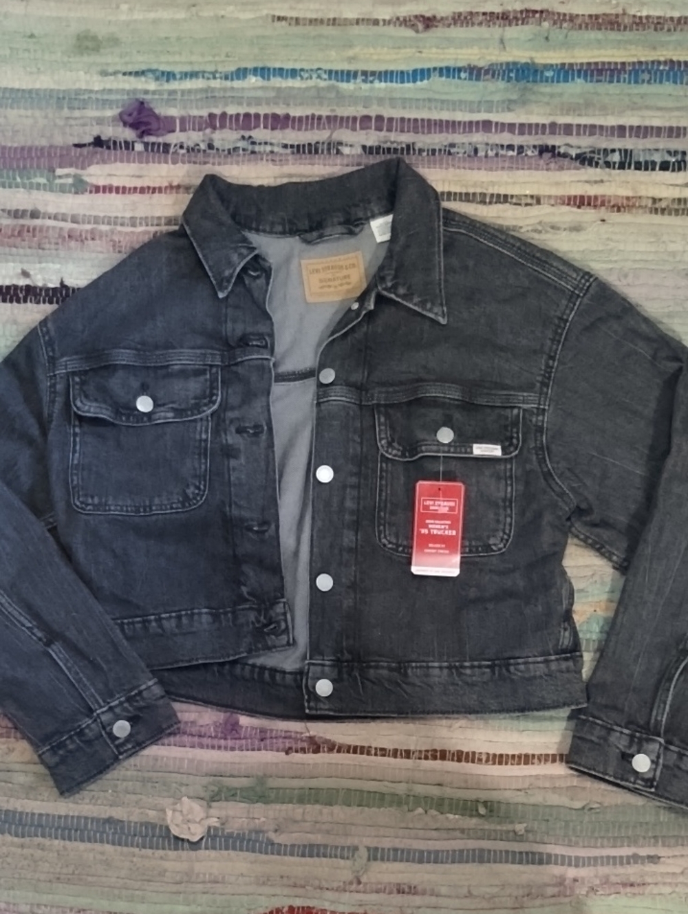 Levi's Signature Black Denim Jacket